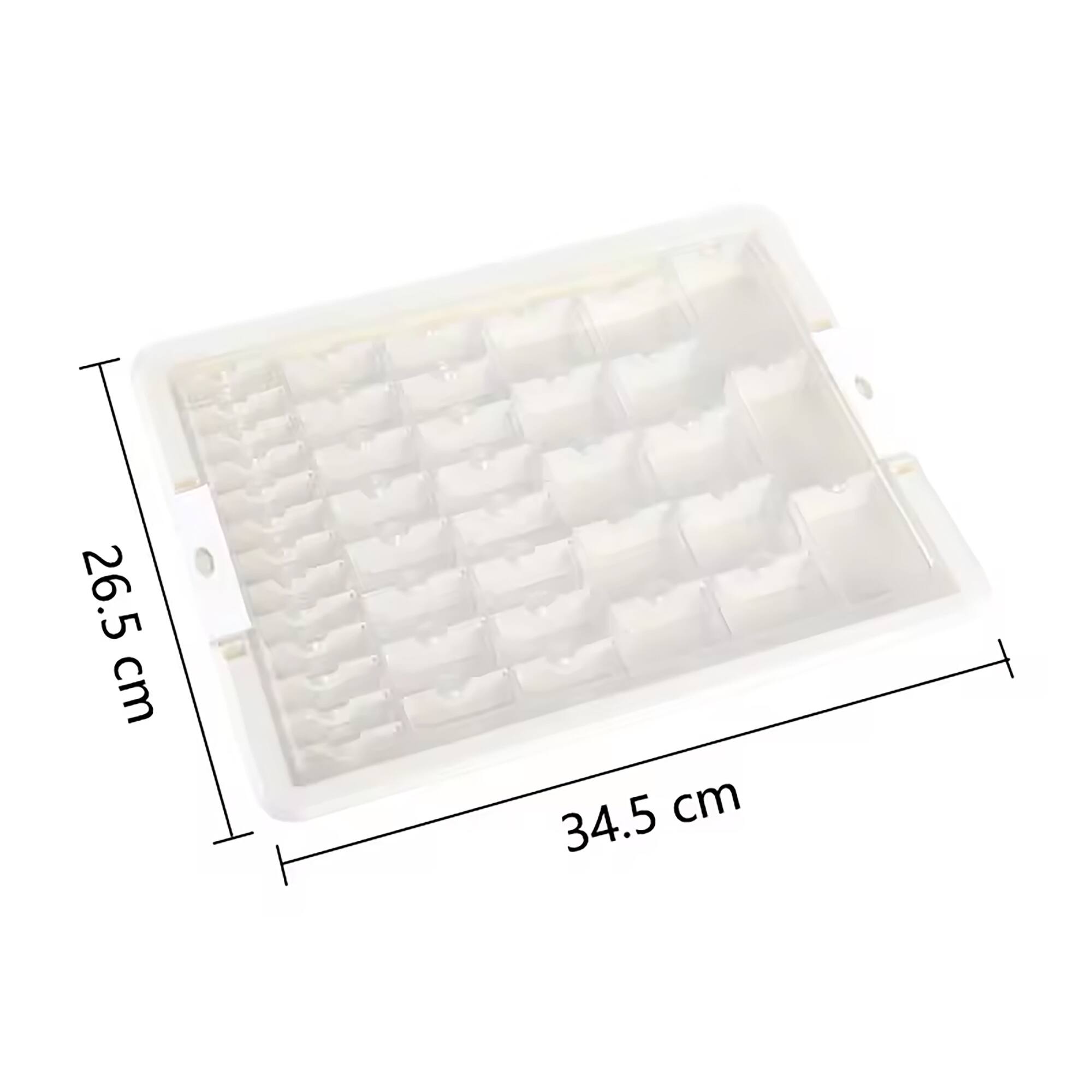 Sparkly Selections White Diamond Storage Box with Compartment Bottles